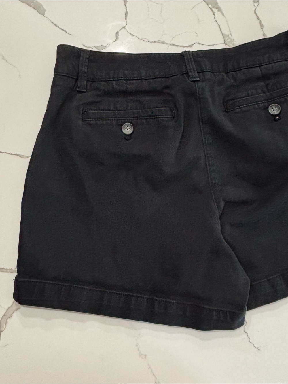 Tommy Bahama Black Soft Twill Cotton Lyocell Women's Casual Chino Shorts Size 4 - Picture 7 of 16